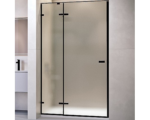 Душевая дверь RGW Stilvoll SV-004-B 130 353200413-24 профиль Черный стекло матовое