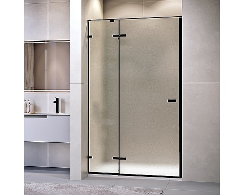 Душевая дверь RGW Stilvoll SV-004-B 110 353200411-24 профиль Черный стекло матовое