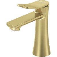 Смеситель для раковины Grossman Advans 510.K35.09.320 Золото брашированное