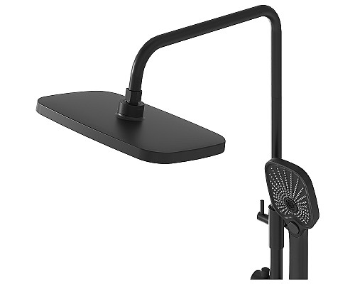 Душевая система Grossman Advans 500.K35.09.210 Черная матовая