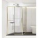 Душевой уголок Vincea Slim Soft 150x90 VSR-1SS9015CLG профиль Брашированное золото стекло прозрачное