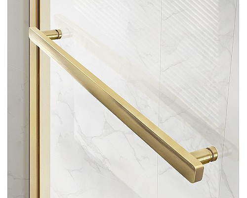 Душевой уголок Vincea Slim Soft 150x90 VSR-1SS9015CLG профиль Брашированное золото стекло прозрачное