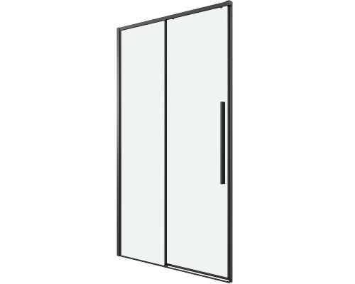 Душевая дверь Grossman Galaxy 130 100.K33.01.130.21.00 профиль Черный матовый стекло прозрачное