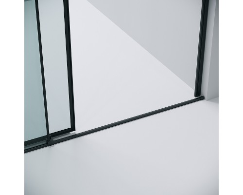 Душевая дверь Grossman Galaxy 130 100.K33.01.130.21.00 профиль Черный матовый стекло прозрачное