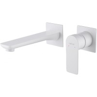 Смеситель для раковины Abber Weiss Insel AF8082FW Белый матовый