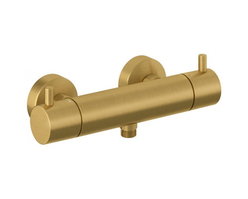 Смеситель для душа Kludi Bozz 35203N038 с термостатом Золото брашированное