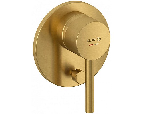 Смеситель для душа Kludi Bozz 38716N076 Золото брашированное