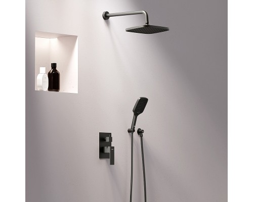 Душевая система Damixa Gala 953520300 Черная матовая
