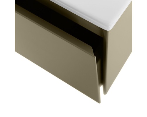 Тумба под раковину Art&Max Latina 60 AM-Latina-600-1C-SO-BGM подвесная Серо-бежевая матовая