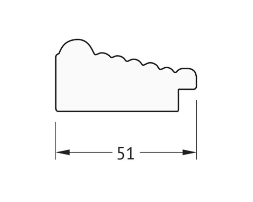 Зеркало Evoform Octagon 49x69 BY 7013 в багетной раме - Сухой тростник 51 мм