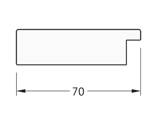 Зеркало Evoform Octagon 57x72 BY 7102 в багетной раме - Соты титан 70 мм