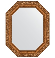Зеркало Evoform Octagon 60x75 в багетной раме - Виньетка бронзовая 85 мм