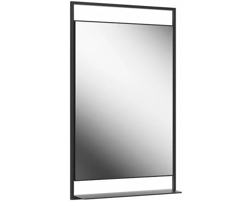 Зеркало Kerama Marazzi Plaza Next 60 PL.N.mi.P.60\BLK с подсветкой Черное матовое с сенсорным выключателем