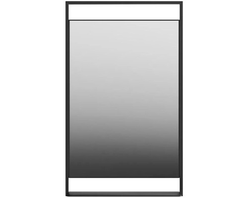 Зеркало Kerama Marazzi Plaza Next 60 PL.N.mi.P.60\BLK с подсветкой Черное матовое с сенсорным выключателем