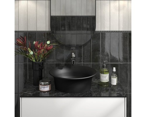 Раковина-чаша Kerama Marazzi Canaletto 40 Черная матовая
