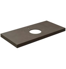 Столешница под раковину Kerama Marazzi Canaletto Про Чементо 100 Коричневая темная матовая
