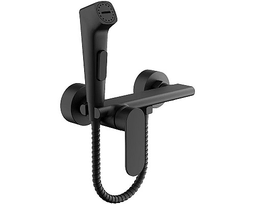 Гигиенический душ со смесителем Belz B55645-7 Черный матовый