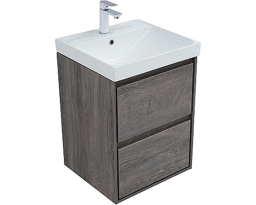 Тумба под раковину Aquanet Милан 50 336371 подвесная Дуб рошелье