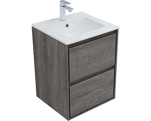 Тумба под раковину Aquanet Милан 50 336371 подвесная Дуб рошелье
