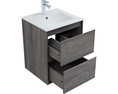 Тумба под раковину Aquanet Милан 50 336371 подвесная Дуб рошелье