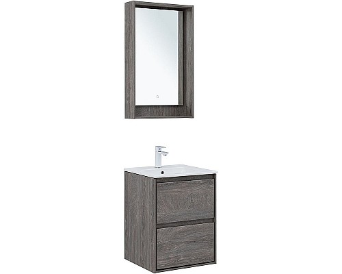 Тумба под раковину Aquanet Милан 50 336371 подвесная Дуб рошелье