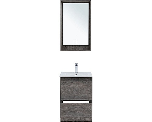 Тумба под раковину Aquanet Милан 50 336371 подвесная Дуб рошелье