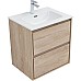 Тумба под раковину Aquanet Милан 60 336382 подвесная Дуб светлый