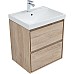 Тумба под раковину Aquanet Милан 60 336382 подвесная Дуб светлый