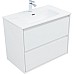 Тумба под раковину Aquanet Милан 80 336369 подвесная Белый глянец