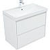 Тумба под раковину Aquanet Милан 80 336369 подвесная Белый глянец
