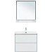 Тумба под раковину Aquanet Милан 80 336369 подвесная Белый глянец