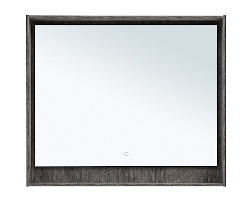 Зеркало Aquanet Милан 100 336396 с подсветкой Дуб рошелье с сенсорным выключателем