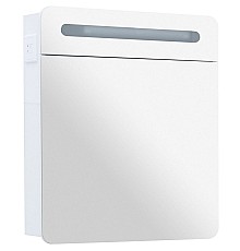 Зеркальный шкаф Aquanet Лукка 70 178955 с подсветкой Белый глянцевый