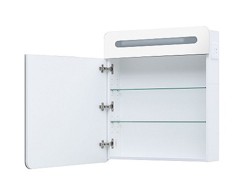 Зеркальный шкаф Aquanet Лукка 70 178955 с подсветкой Белый глянцевый