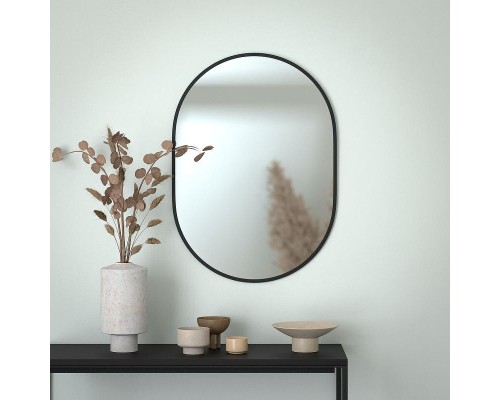 Зеркало Evoform Colora 70х50 BY 0463 с окантовкой - Черный цвет