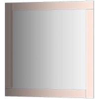 Зеркало Evoform Style 70x70 с зеркальным обрамлением - цвет Бронза
