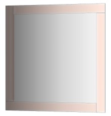 Зеркало Evoform Style 70x70 BY 0821 с зеркальным обрамлением - цвет Бронза