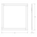 Зеркало Evoform Style 70x70 с зеркальным обрамлением - цвет Бронза