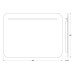 Зеркало Evoform Ledline 60x80 с подсветкой 6.5 W - без выключателя
