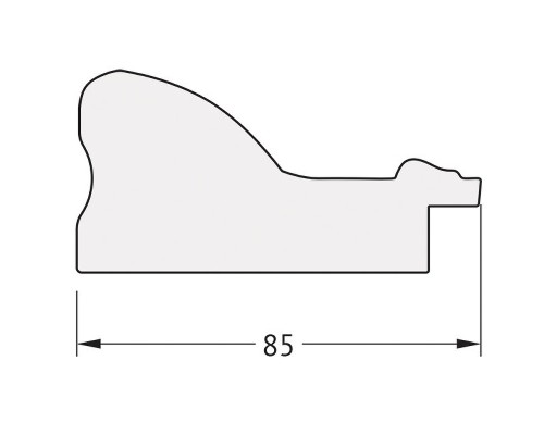 Зеркало Evoform Octagon 60х60 BY 7336 в багетной раме - Виньетка античная бронза 85 мм