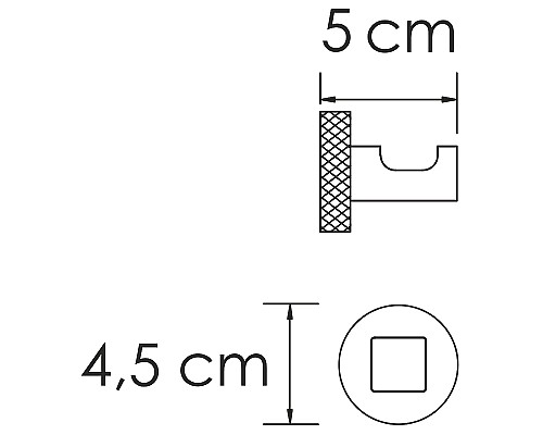Крючок WasserKRAFT Mosel K-46623 Хром
