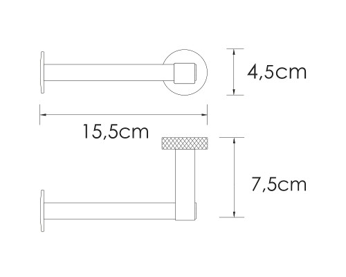 Держатель туалетной бумаги WasserKRAFT Tauber K-64496 Никель