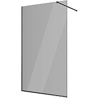 Душевая перегородка Berges Sky Black 80х200 064012 профиль Черный матовый стекло тонированное