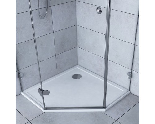 Душевой поддон из искусственного камня Aquaton Калифорния 100x100 1A714936CA010 Белый