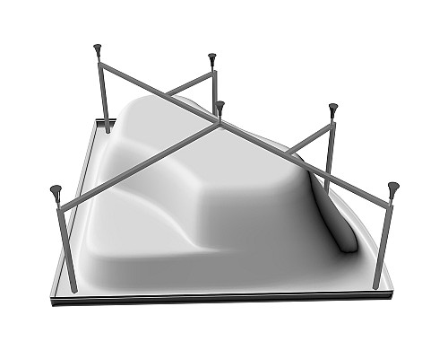 Акриловая ванна Relisan Mira 135х135 Гл000000545 без гидромассажа