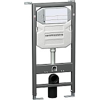 Инсталляция для унитазов Ceramica Nova Envision с кнопкой смыва CN1002W