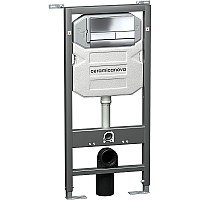 Инсталляция для унитазов Ceramica Nova Envision с кнопкой смыва CN1002CH