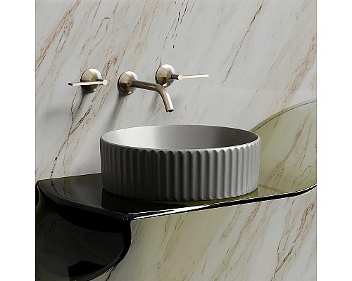 Раковина-чаша накладная Ceramicanova антрацит матовый Element 360x360x115