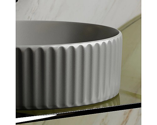 Раковина-чаша накладная Ceramicanova антрацит матовый Element 360x360x115