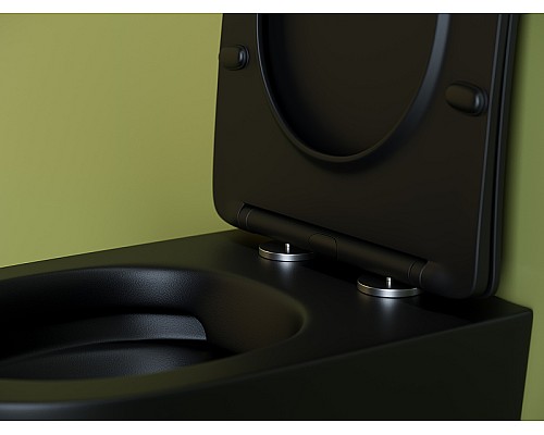 Подвесной унитаз Ceramicanova Uno Rimless черный